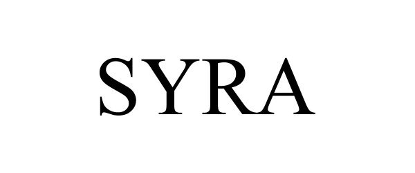 Trademark Logo SYRA