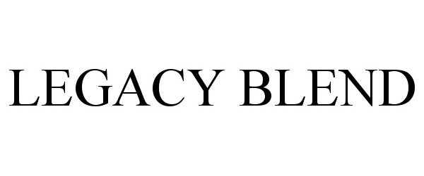 Trademark Logo LEGACY BLEND
