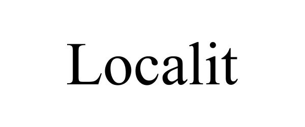 Trademark Logo LOCALIT