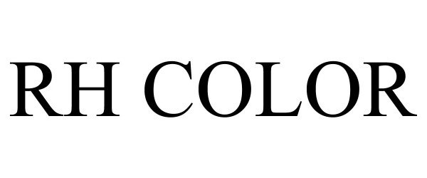 Trademark Logo RH COLOR