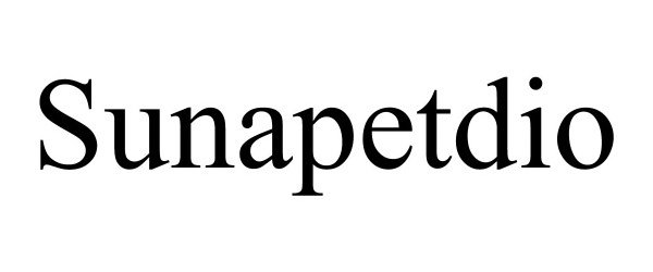 Trademark Logo SUNAPETDIO