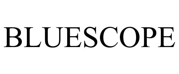 Trademark Logo BLUESCOPE