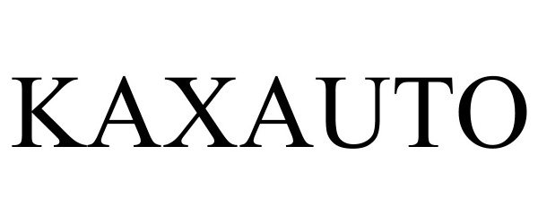 Trademark Logo KAXAUTO