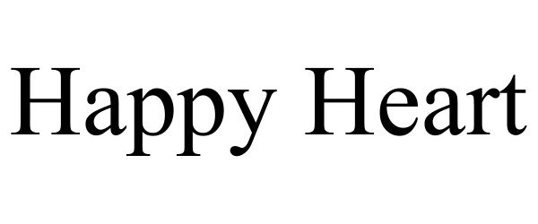 Trademark Logo HAPPY HEART
