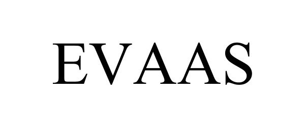 Trademark Logo EVAAS