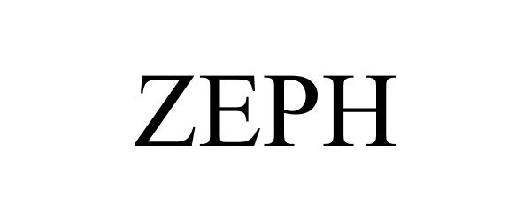 Trademark Logo ZEPH