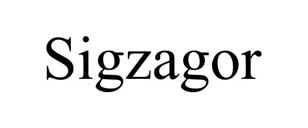 Trademark Logo SIGZAGOR