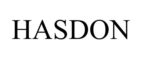Trademark Logo HASDON