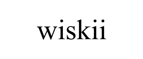 Trademark Logo WISKII