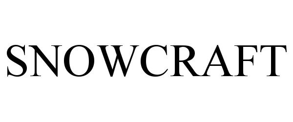 Trademark Logo SNOWCRAFT