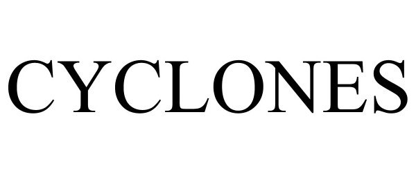 Trademark Logo CYCLONES