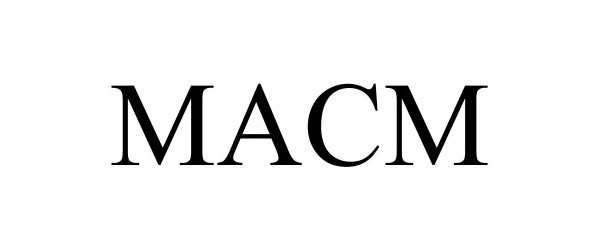 Trademark Logo MACM