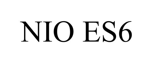 Trademark Logo NIO ES6