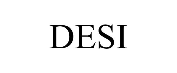 Trademark Logo DESI