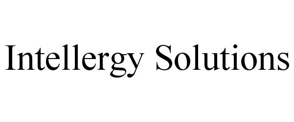  INTELLERGY SOLUTIONS