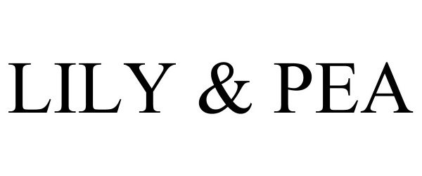 Trademark Logo LILY & PEA