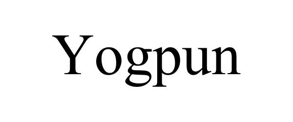 Trademark Logo YOGPUN
