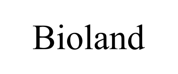 Trademark Logo BIOLAND