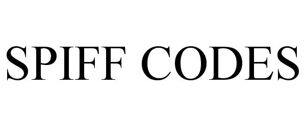 Trademark Logo SPIFF CODES
