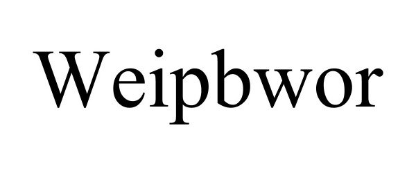 Trademark Logo WEIPBWOR