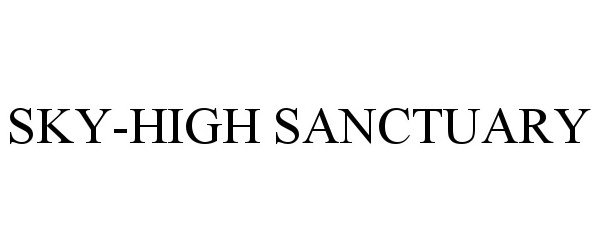 Trademark Logo SKY-HIGH SANCTUARY