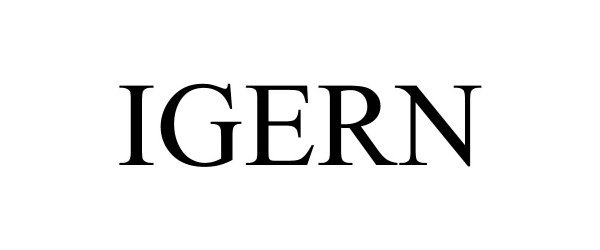 Trademark Logo IGERN