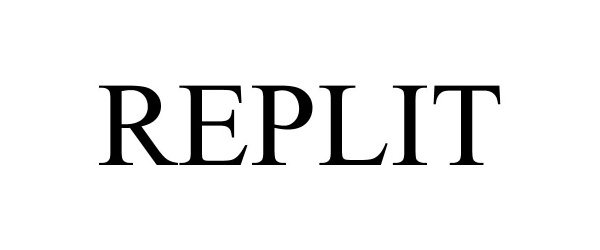 Trademark Logo REPLIT
