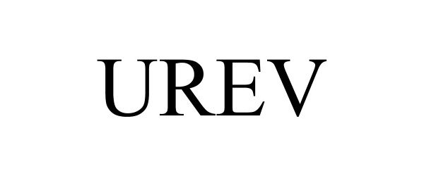 Trademark Logo UREV