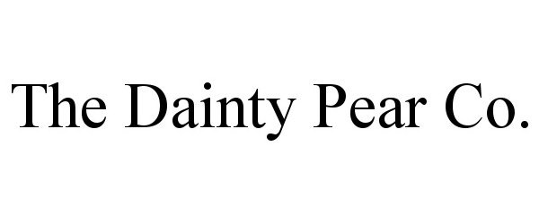  THE DAINTY PEAR CO.