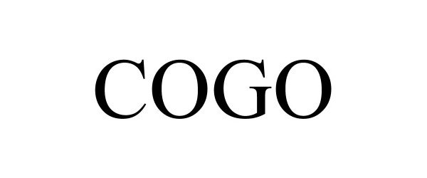 Trademark Logo COGO