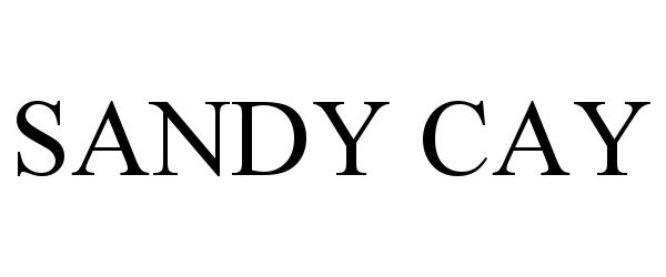 Trademark Logo SANDY CAY