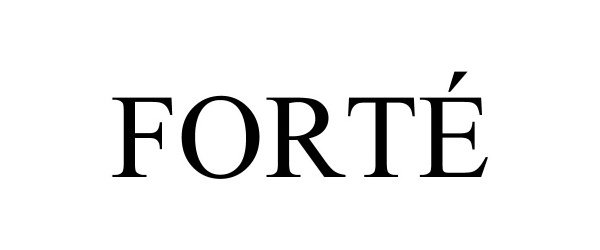 FORTÉ - J.R. Simplot Company Trademark Registration