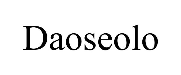 Trademark Logo DAOSEOLO