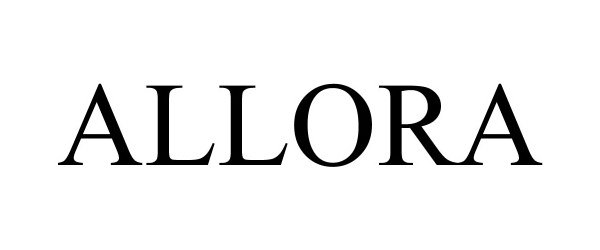 Trademark Logo ALLORA