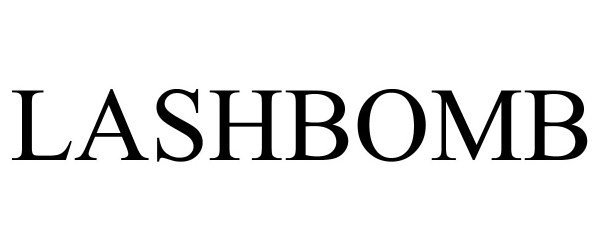 Trademark Logo LASHBOMB