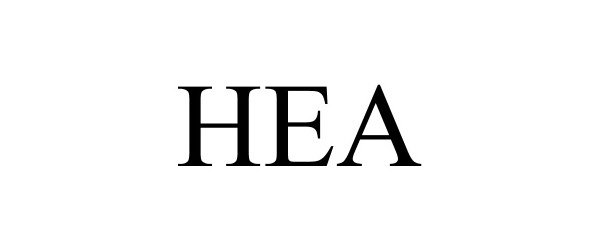 Trademark Logo HEA