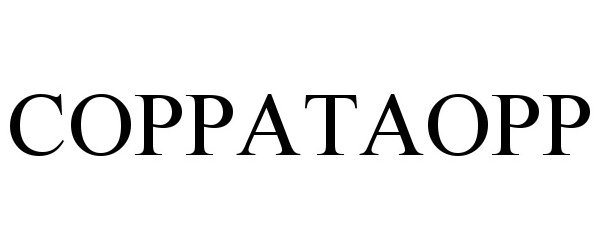 Trademark Logo COPPATAOPP