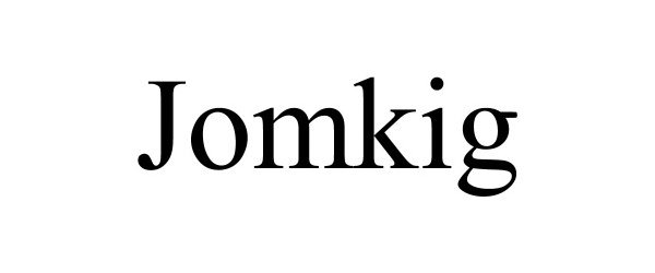Trademark Logo JOMKIG