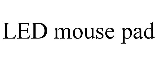 Trademark Logo LED MOUSE PAD