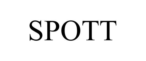 Trademark Logo SPOTT
