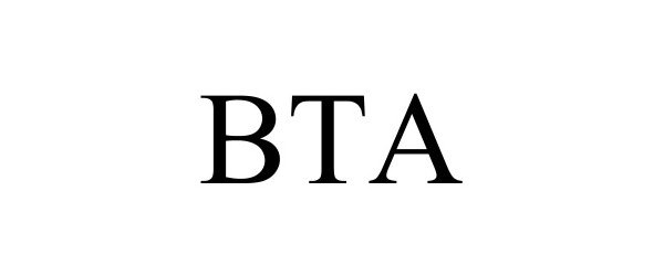 Trademark Logo BTA
