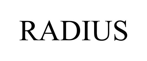 Trademark Logo RADIUS