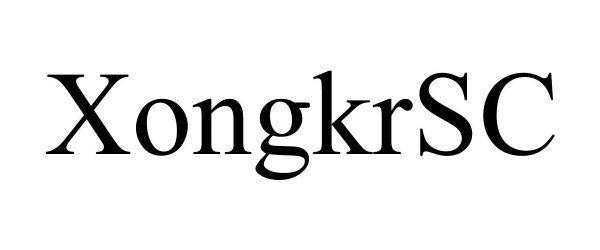 Trademark Logo XONGKRSC