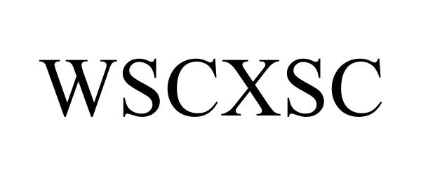  WSCXSC