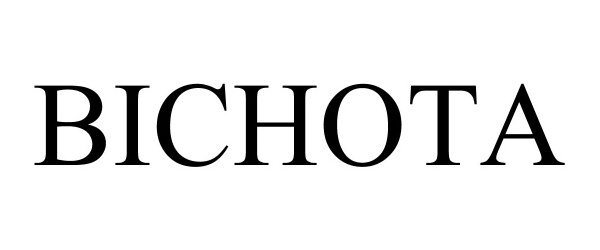 Trademark Logo BICHOTA