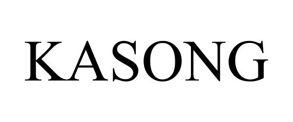 Trademark Logo KASONG