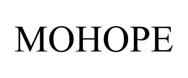 Trademark Logo MOHOPE
