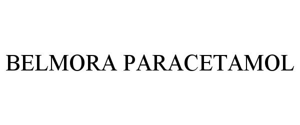 Trademark Logo BELMORA PARACETAMOL