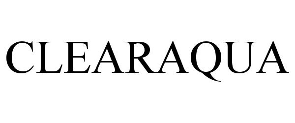 Trademark Logo CLEARAQUA