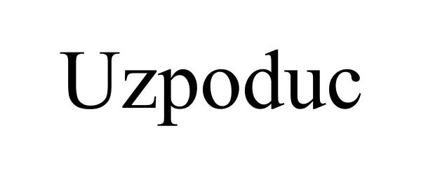 Trademark Logo UZPODUC